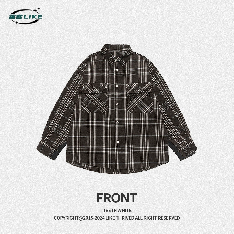 厂家直销男士宽松牛仔外套，春秋季休闲风格，耐磨多口袋设计