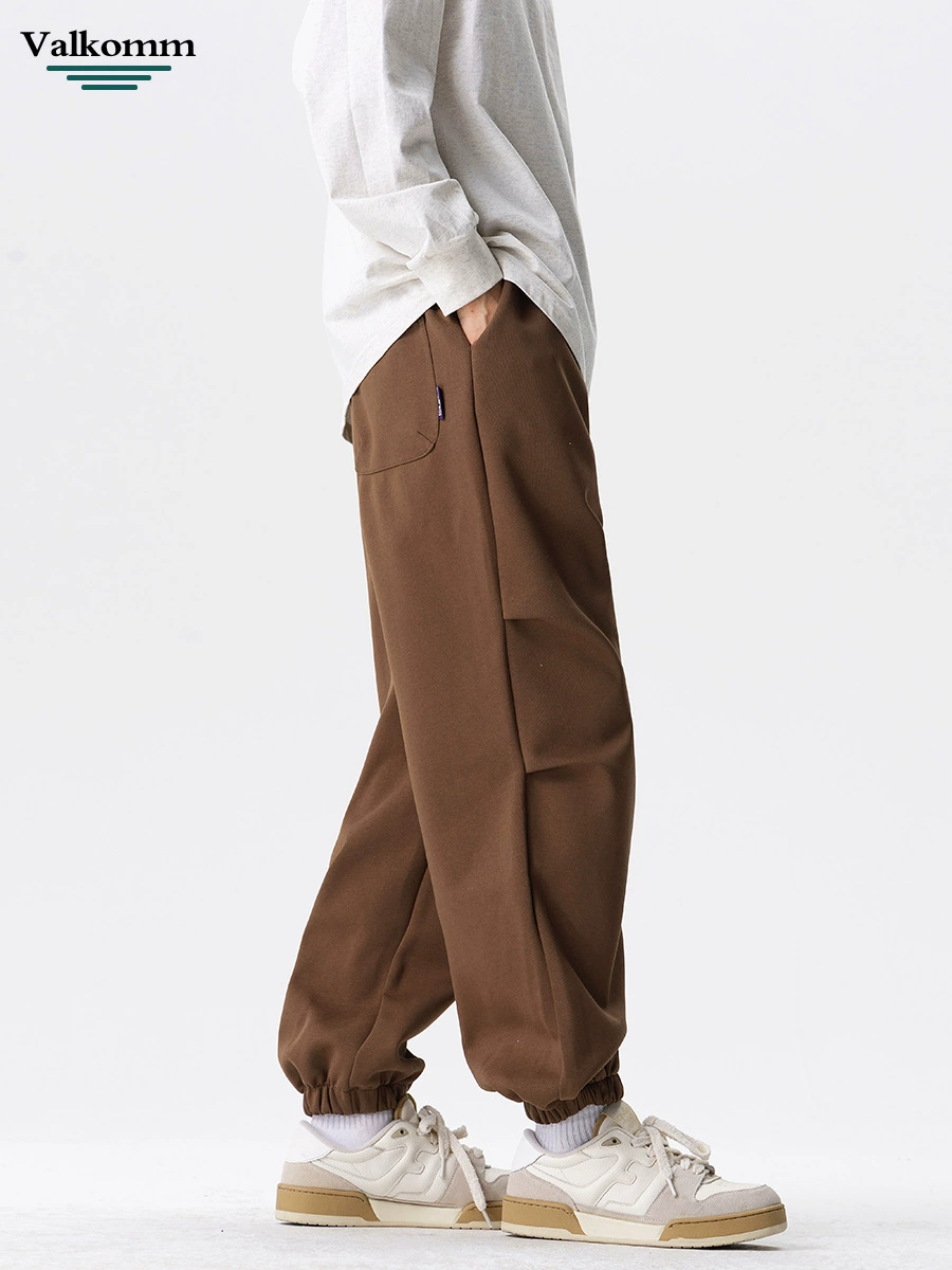 厂家直销男士宽松伞兵裤，加厚休闲牛仔裤，适合春秋季，压皱工艺，百搭潮流风格