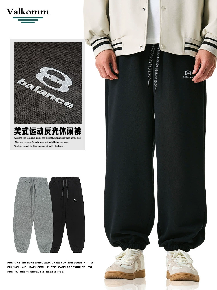 厂家直销男士宽松牛仔裤，舒适透气，休闲风格，束脚设计，春秋季多口袋特性