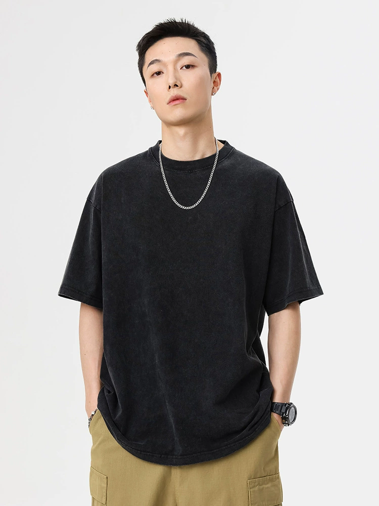 厂家直销男士夏款仿旧水洗牛仔外套，宽松版型，休闲风格，透气耐磨