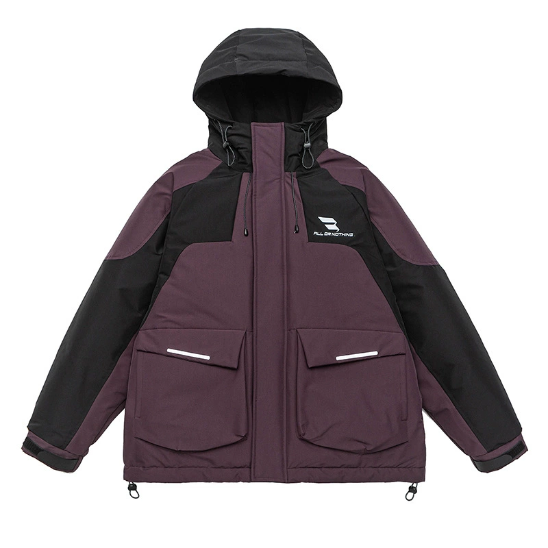 厂家直销男士加厚宽松羽绒服，长款防寒黑色外套，冬季休闲，防风防水，适合青少年穿着