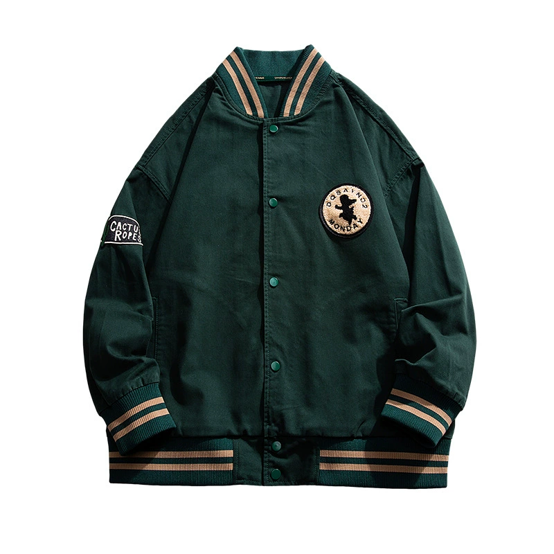 厂家直销男士宽松牛仔外套，拼色设计，春秋休闲夹克，耐磨面料，免烫处理