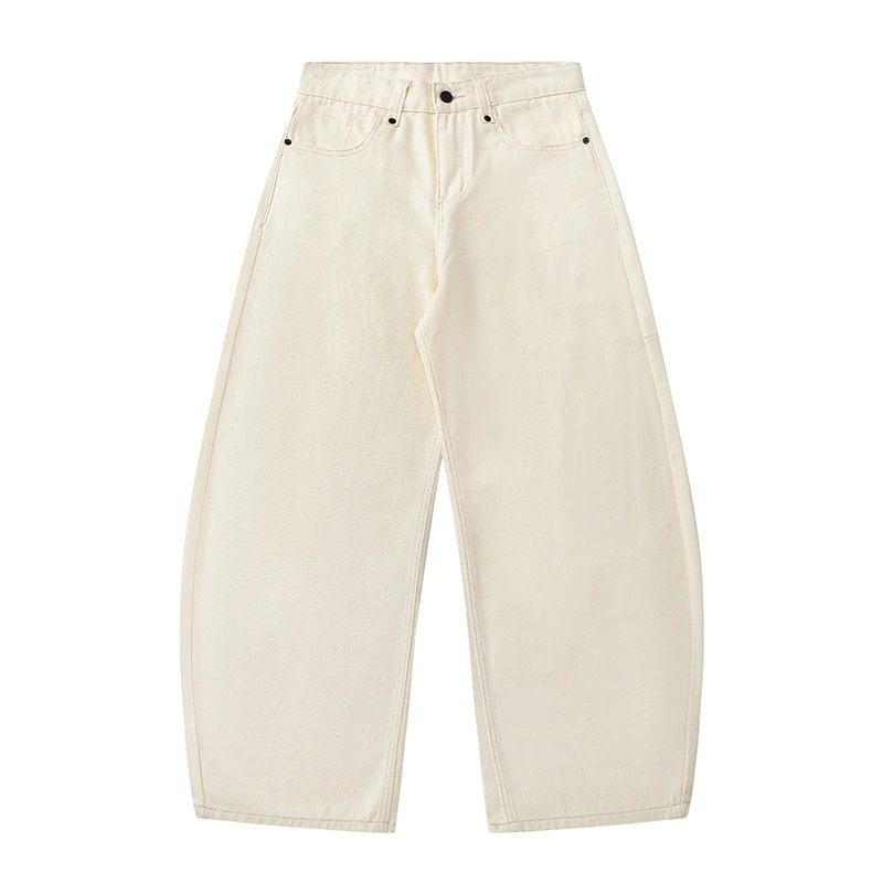 厂家直销男士宽松牛仔裤，复古水洗直筒，休闲秋季，青春潮流风格