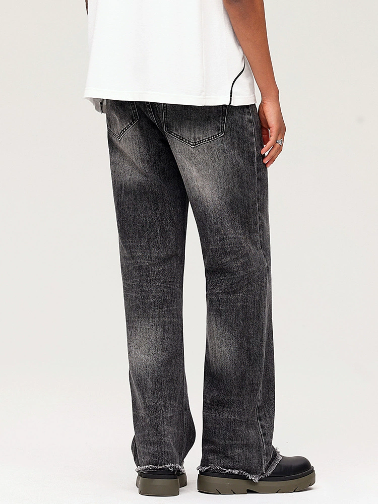 厂家直销青年水洗微喇牛仔裤，夏季高街时尚百搭，舒适基础款