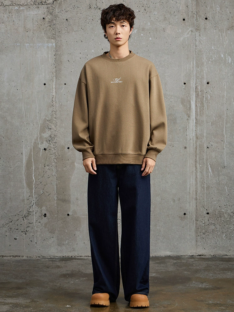 厂家直销男士宽松牛仔外套，春秋休闲风格，印花设计 时尚百搭