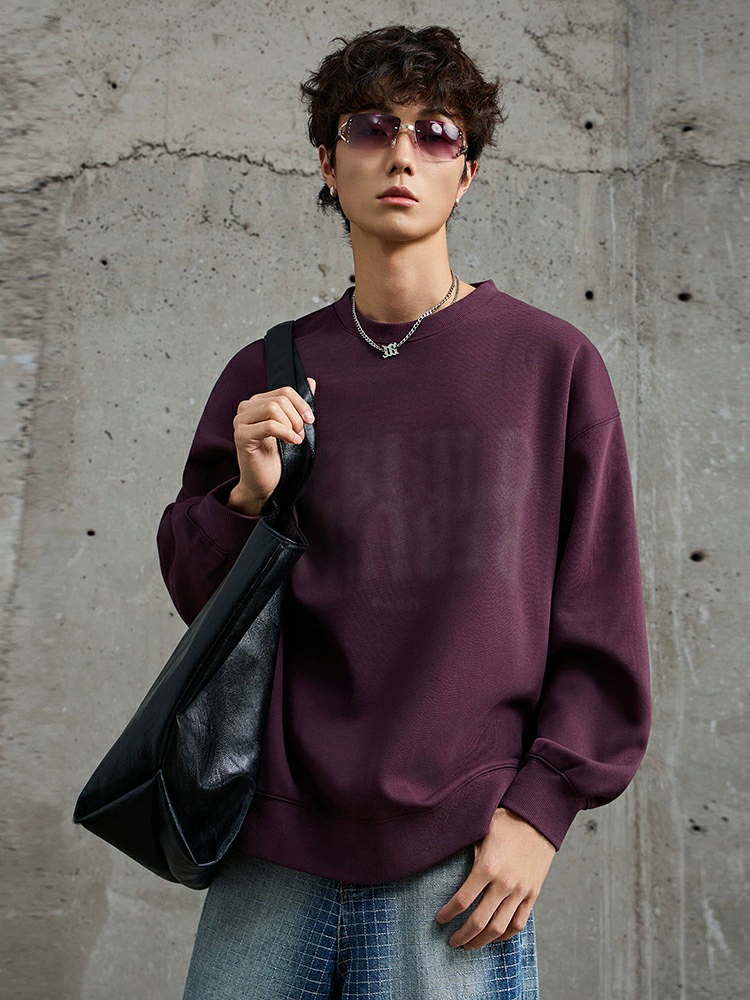 厂家直销男士宽松修身牛仔外套，春秋休闲风格，数字印花设计