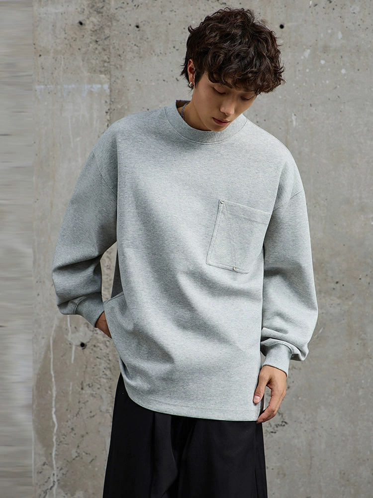 厂家直销男士宽松黑色休闲牛仔外套，春秋季，金属装饰免烫处理