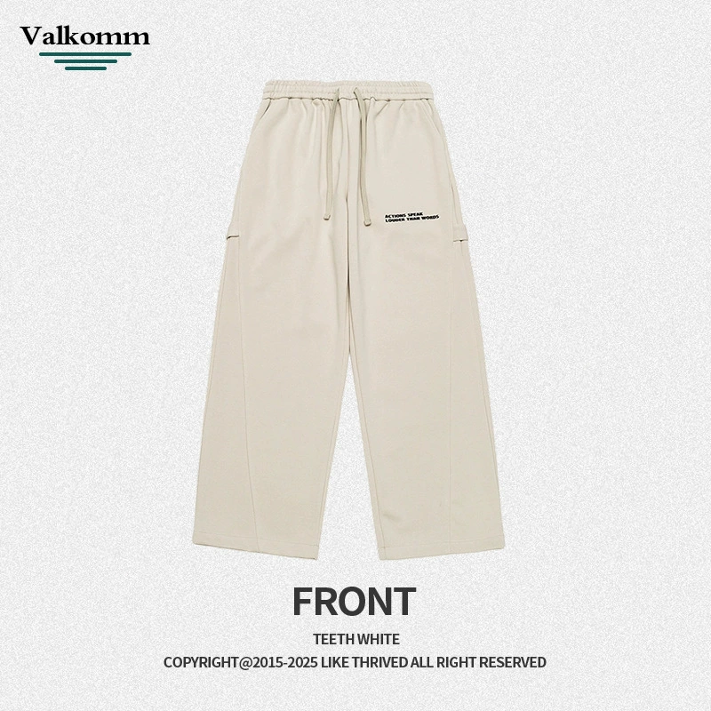 厂家直销男女休闲宽松牛仔裤，春秋高街款式，印花设计，免烫透气，潮流百搭长裤