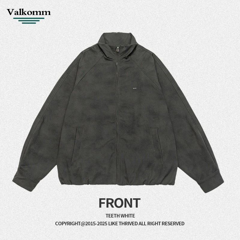 厂家直销男士透气防风印花宽松牛仔外套，春秋休闲，耐磨吸湿排汗