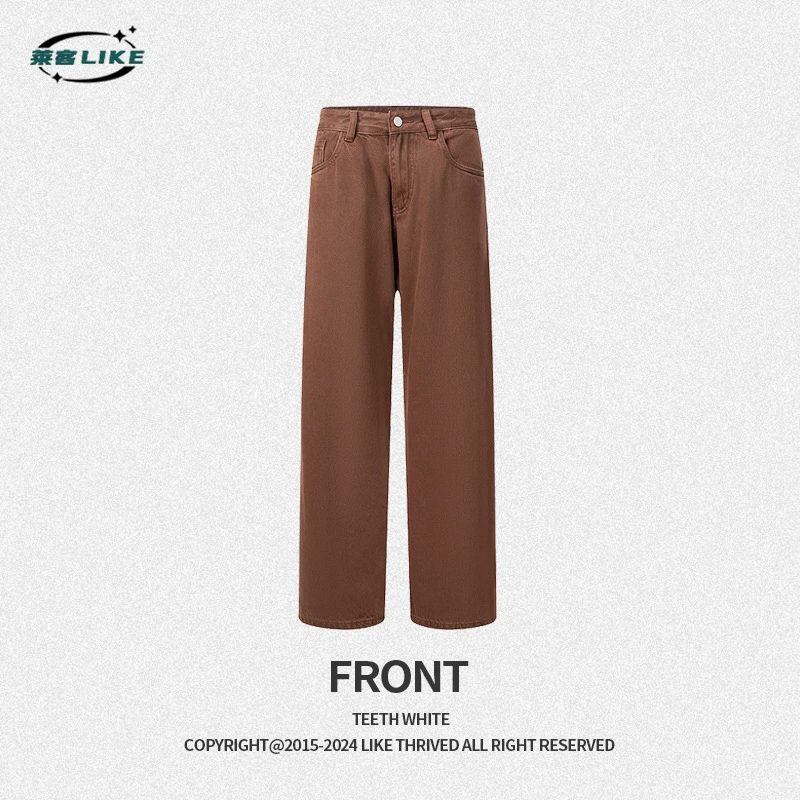 厂家直销男士加绒牛仔裤，修身直筒设计，四季适用，水洗工艺，青春流行款式