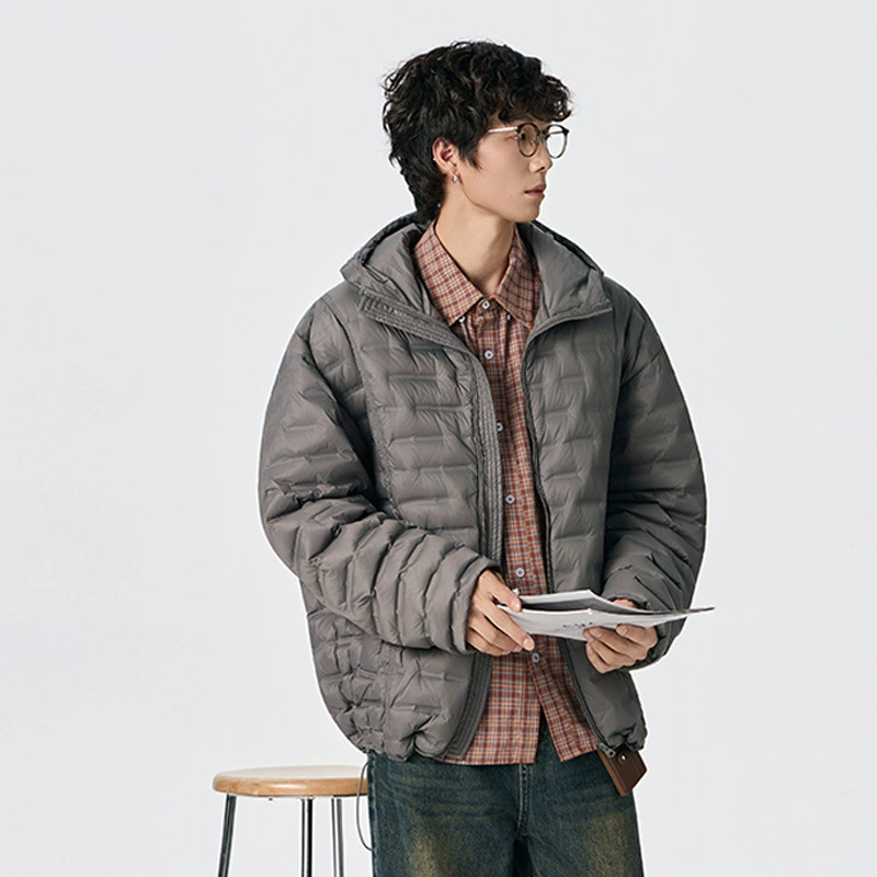 厂家直销男士宽松加厚牛仔外套，简约风格，适合日常通勤，防风防寒，适合冬季穿着